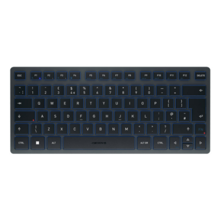 CHERRY KW 7100 MINI BT keyboard Universal Bluetooth QWERTY UK English Blue