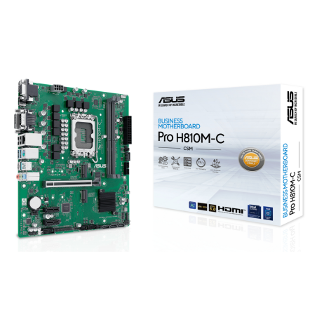 ASUS PRO H810M-C-CSM Intel H810 LGA 1851 (Socket V1) micro ATX