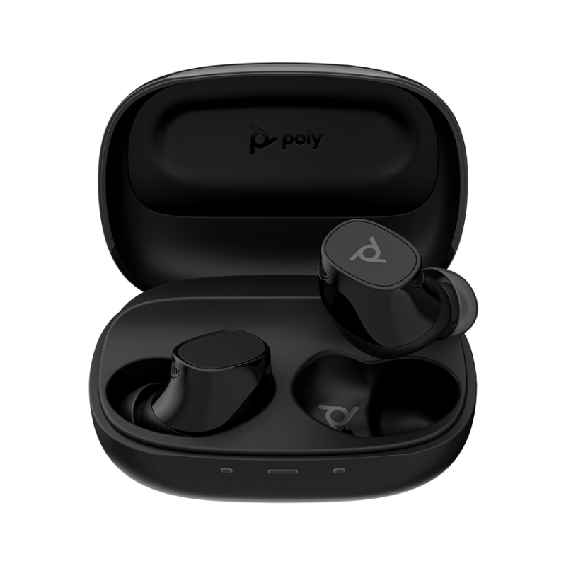 Poly Voyager Free 20 Gray Earbuds +Basic Charge Case Customer Special 1