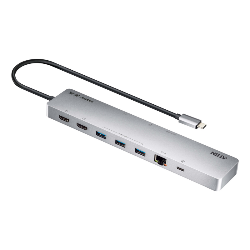 ATEN UH3240 interface hub USB Type-C Silver