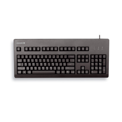 CHERRY G80-3000 BLUE SWITCH Keyboard, Corded, Black, USB/PS2 (QWERTY - UK)