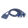ATEN CS64U KVM switch Black