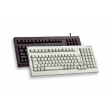 CHERRY G80-1800 Compact Corded Keyboard, Light-Grey. PS2/USB, (QWERTY - UK)