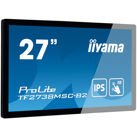 iiyama ProLite 27” 10pt open frame touch monitor with edge-to-edge glass
