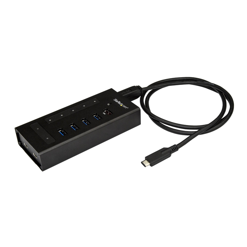 StarTech.com 7 Port USB C Hub - USB Type-C to 2x USB-C/5x USB-A - Commercial Metal USB 3.0 Hub - SuperSpeed USB 3.2 Gen 1 (5Gbps