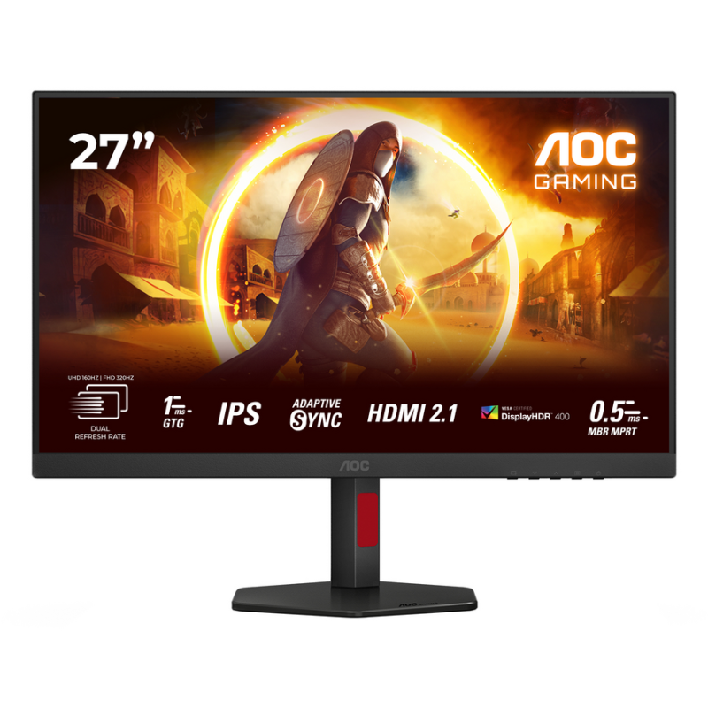 AOC G4 U27G4R computer monitor 68.6 cm (27") 3840 x 2160 pixels 4K Ultra HD LED Black, Red