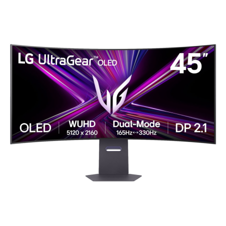LG UltraGear computer monitor 114.3 cm (45") 5120 x 2160 pixels 5K Ultra HD OLED Black
