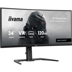 iiyama Get ahead with the curved GCB3482WQSU-B1 Black Hawk featuring 120Hz refresh rate and 0.6ms response time