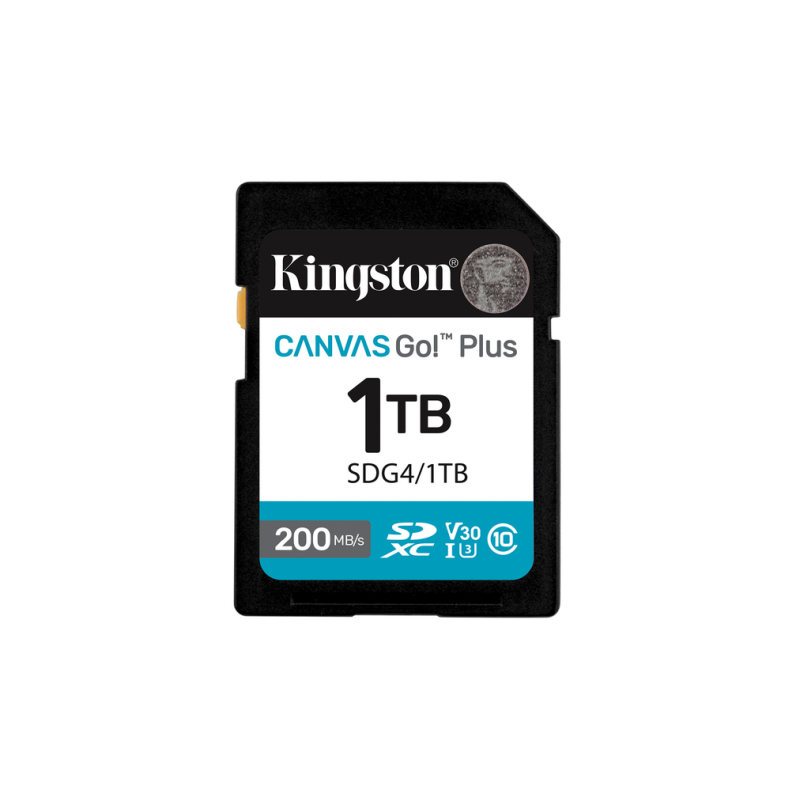 Kingston Technology Canvas Go! Plus 1TB SDXC Canvas Go Plus Gen4 200MB/s C10 UHS-I U3 V30