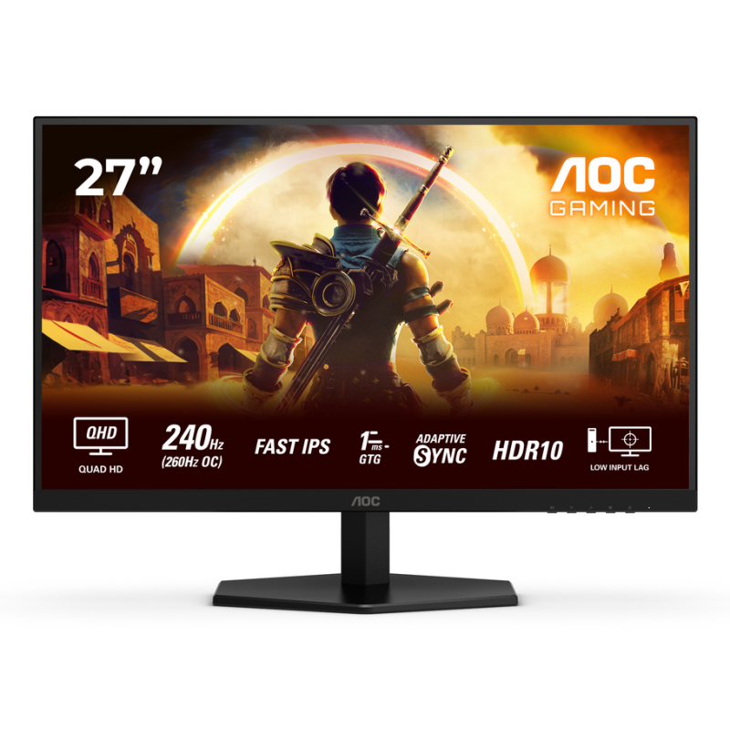 AOC G4 Q27G42ZE computer monitor 68.6 cm (27") 2560 x 1440 pixels Quad HD LCD Black, Red