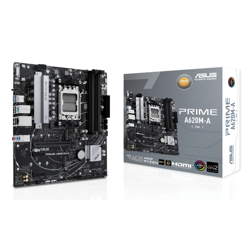 ASUS PRIME A620M-A-CSM AMD A620 Socket AM5 micro ATX
