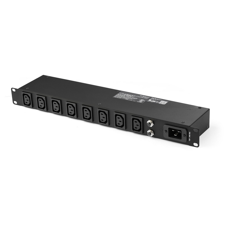 StarTech.com 8-Port Rack-Mount PDU with C13 Outlets - 16 A - 10 ft. Power Cord (BS 1363) - 1U