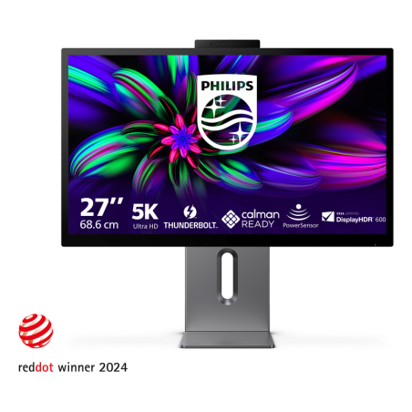 Philips Brilliance 27E3U7903/00 computer monitor 68.6 cm (27") 5120 x 2880 pixels 5K Ultra HD LCD Grey