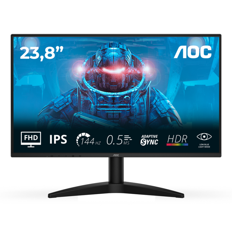 AOC 24B36X computer monitor 60.5 cm (23.8") 1920 x 1080 pixels Full HD LED Black