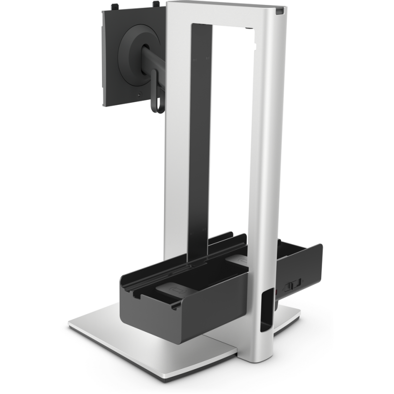 DELL Pro Slim OSS25 68.6 cm (27") Desk Black, Silver