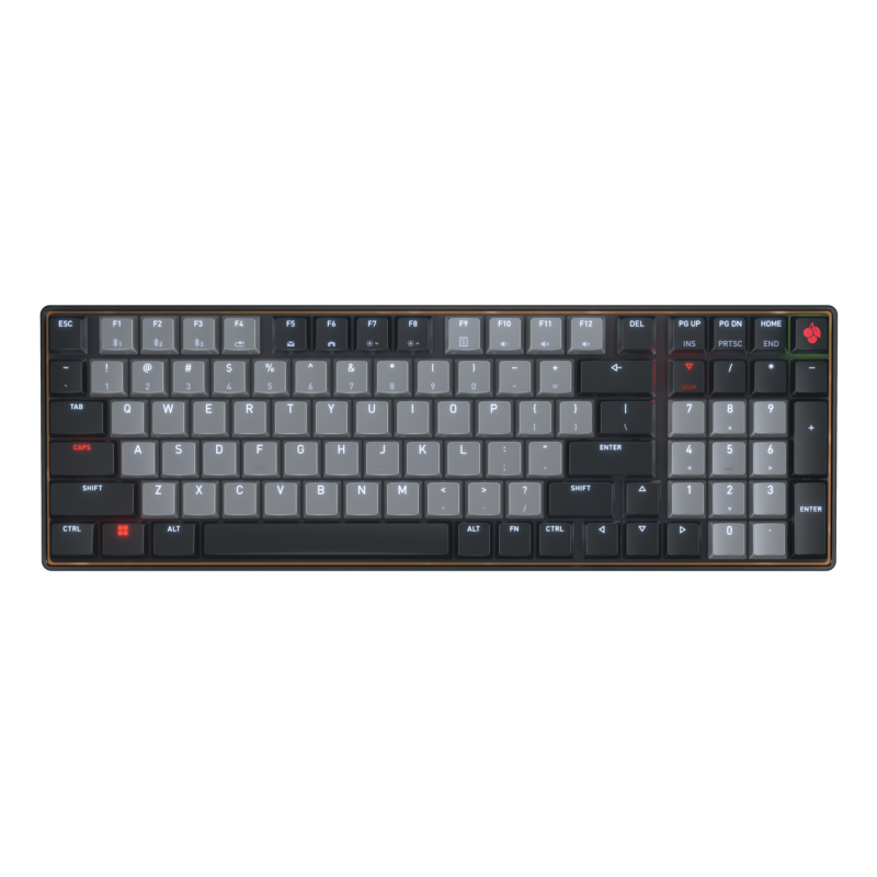 CHERRY KW 550 MX LP keyboard Home/Office USB + Bluetooth QZERTY US English Black