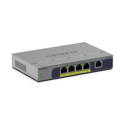NETGEAR GS105PP Unmanaged Gigabit Ethernet (10/100/1000) Power over Ethernet (PoE) Desktop/Wall-Mounting Grey