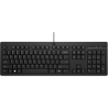 HP 125 Wired (Bulk) keyboard Office USB Black