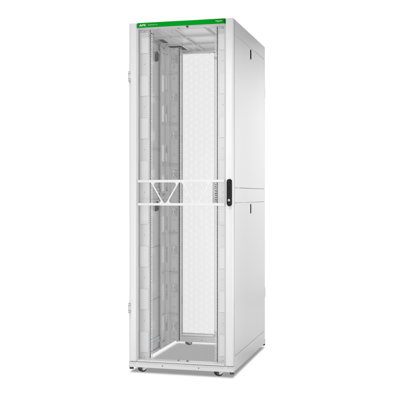 APC NetShelter SX, Server Rack Enclosure, Gen 2, 52U, 2436H x 750W x 1200D mm, with Sides, White