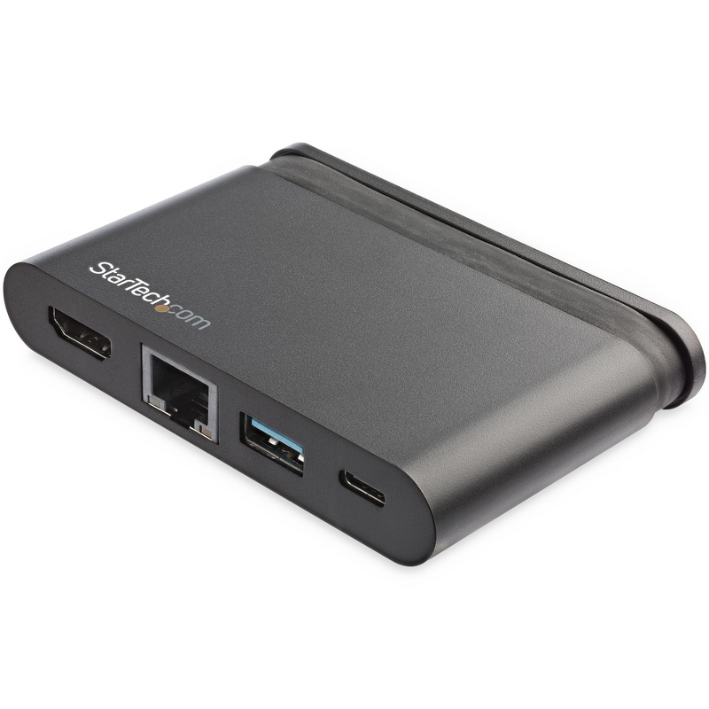 StarTech.com USB C Multiport Adapter - Portable USB-C Dock with 4K HDMI - 100W PD 3.0 Pass-Through, 1x USB-A, 1x USB-C, GbE - Th