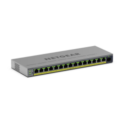 NETGEAR GS116EPP Managed L2/L3 Gigabit Ethernet (10/100/1000) Power over Ethernet (PoE) Grey