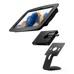 Compulocks Galaxy Tab A8 10.5" Space Enclosure Core Counter Stand or Wall Mount Plus Hub Black