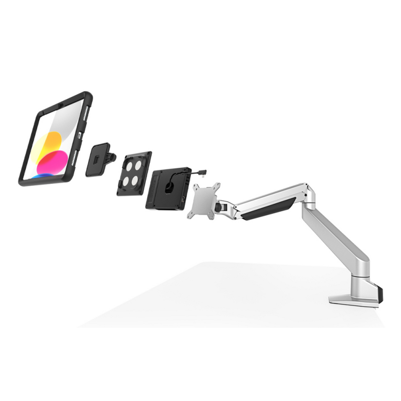 Compulocks Universal Tablet Magnetic Articulating Arm Mount Plus Hub Black