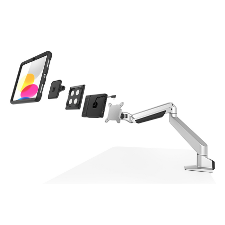 Compulocks Universal Tablet Magnetic Articulating Arm Mount Plus Hub Black