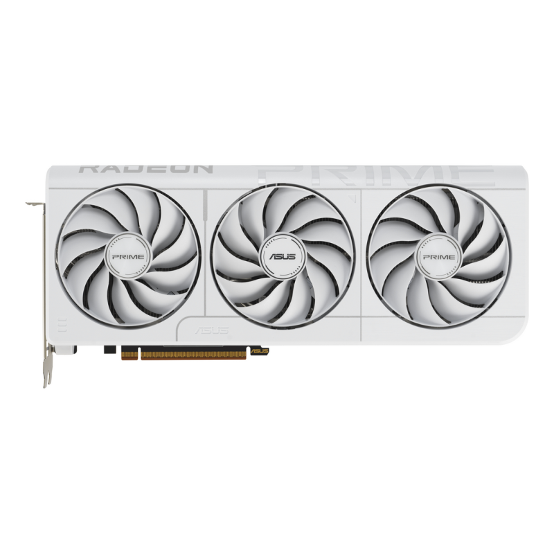 ASUS Prime -RX9070XT-O16G-WHITE AMD Radeon RX 9070 XT 16 GB GDDR6