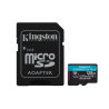 Kingston Technology 128GB microSDXC Canvas Go Plus Gen4 200MB/s A2 U3 V30 Card + Adapter