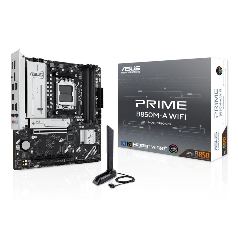 ASUS PRIME B850M-A WIFI AMD B850 Socket AM5 micro ATX