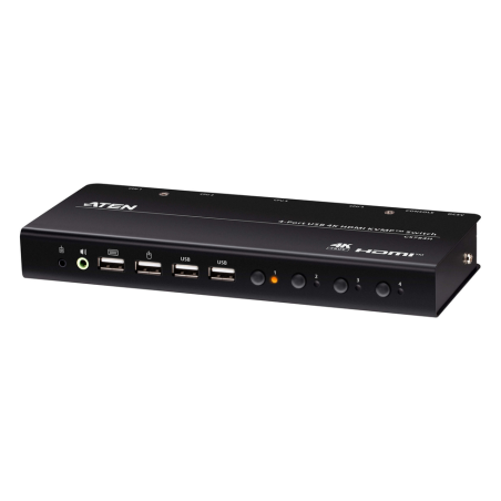 ATEN 4-Port USB 4K HDMI KVMP™ Switch