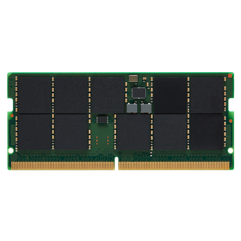 Kingston Technology 16GB, DDR5, 4800MT/s, ECC, Unbuffered, SODIMM, CL40, 1RX8, 1.1V, 262-pin, 16Gbit