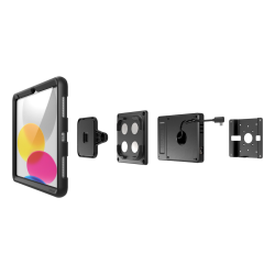 Compulocks Universal Tablet Magnetic Wall Mount Plus Hub Black