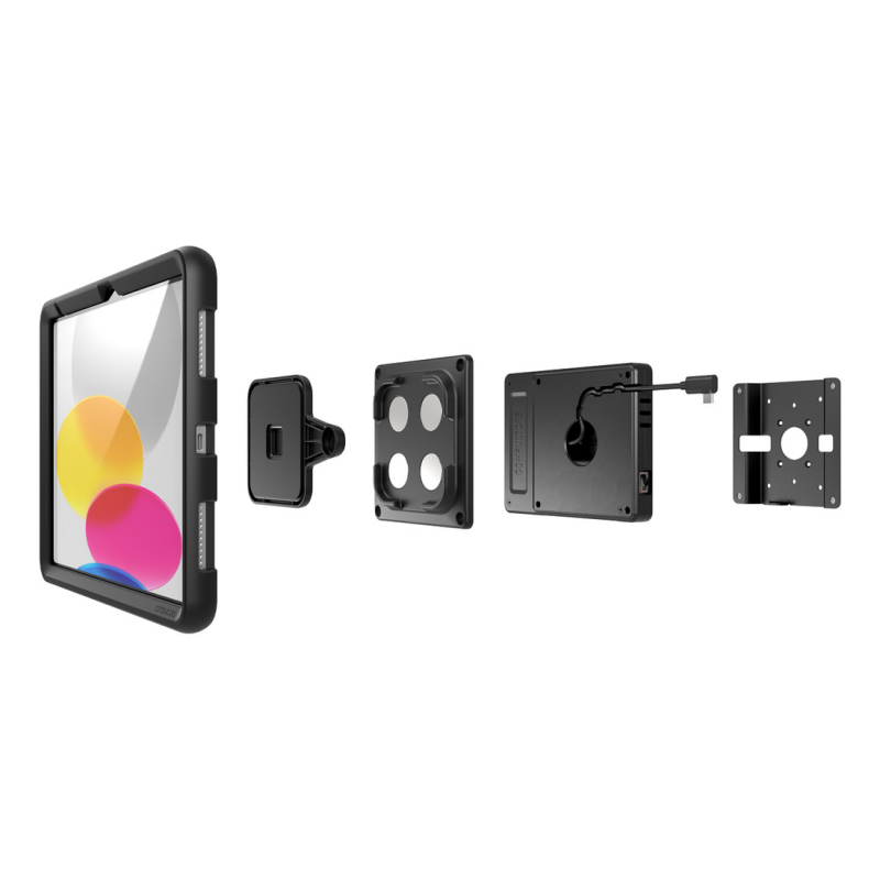 Compulocks Universal Tablet Magnetic Wall Mount Plus Hub Black