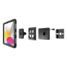 Compulocks Universal Tablet Magnetic Wall Mount Plus Hub Black