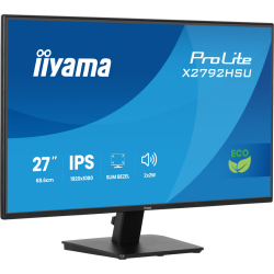 iiyama ProLite 27” IPS Full HD panel with 4-side slim bezel and B energy class
