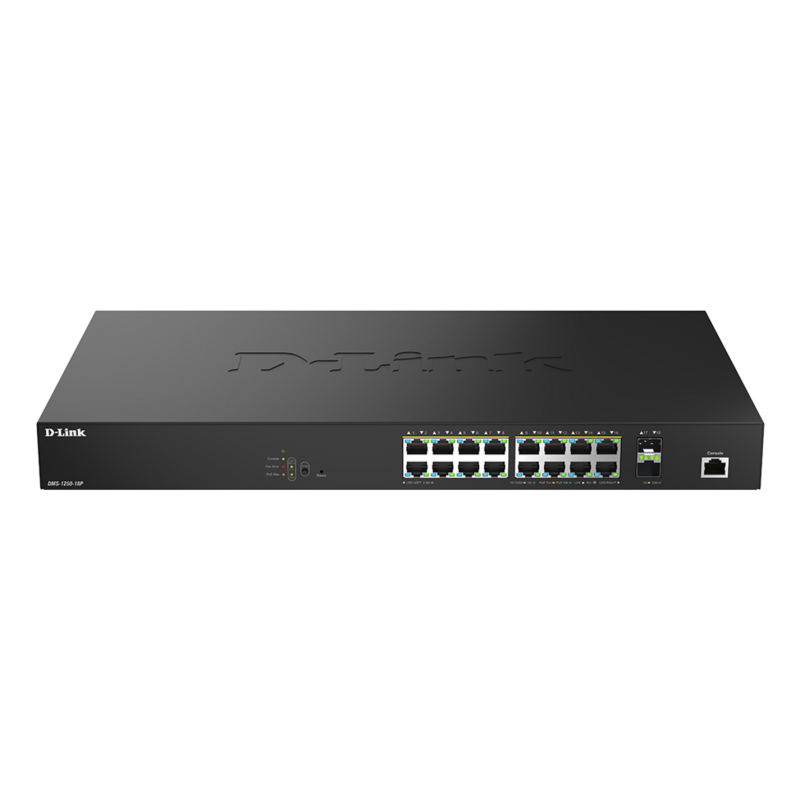 D-Link 18-Port 2.5G Multi-Gigabit PoE++ Smart Managed Switch with 2 x 10G SFP+ Ports