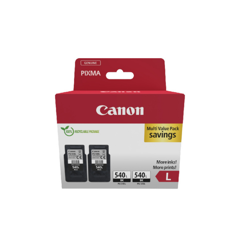 Canon PG-540L ink cartridge 2 pc(s) Original High (L) Yield Black