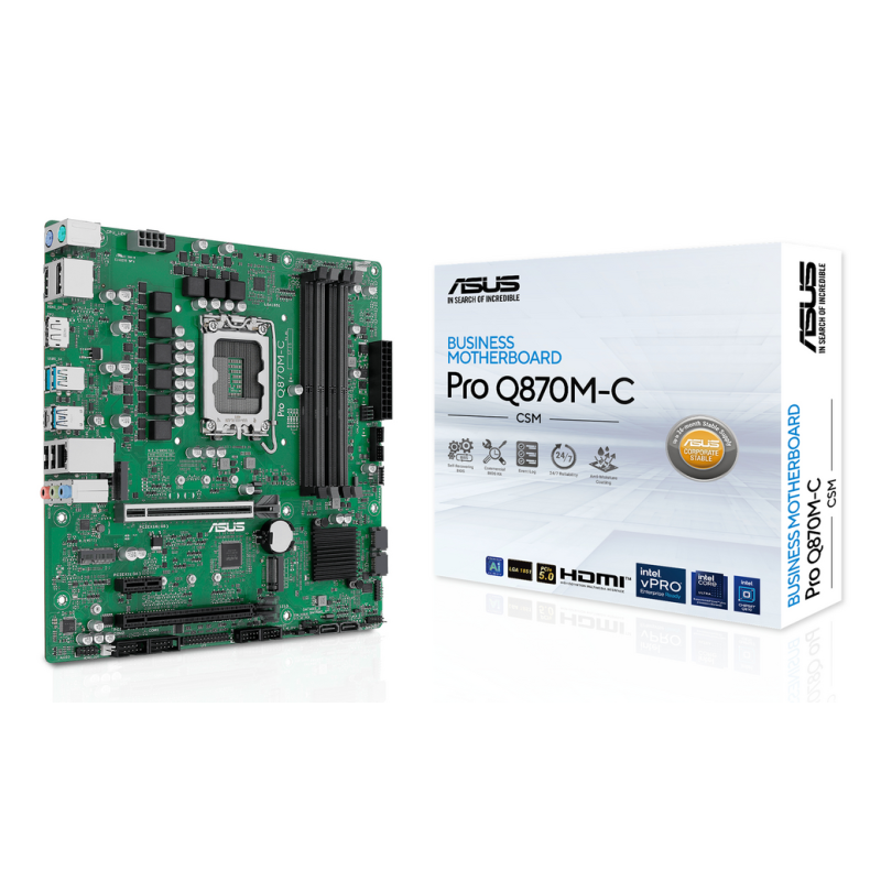 ASUS PRO Q870M-C-CSM Intel Q870 LGA 1851 (Socket V1) micro ATX