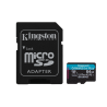 Kingston Technology 64GB microSDXC Canvas Go Plus Gen4 200MB/s A2 U3 V30 Card + Adapter