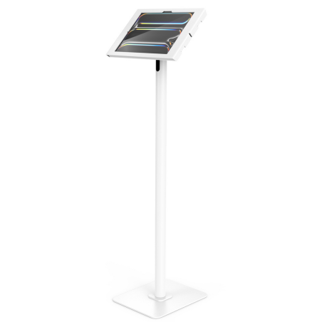Compulocks iPad Pro M4 13", Apex Enclosure Swift Floor Stand - White