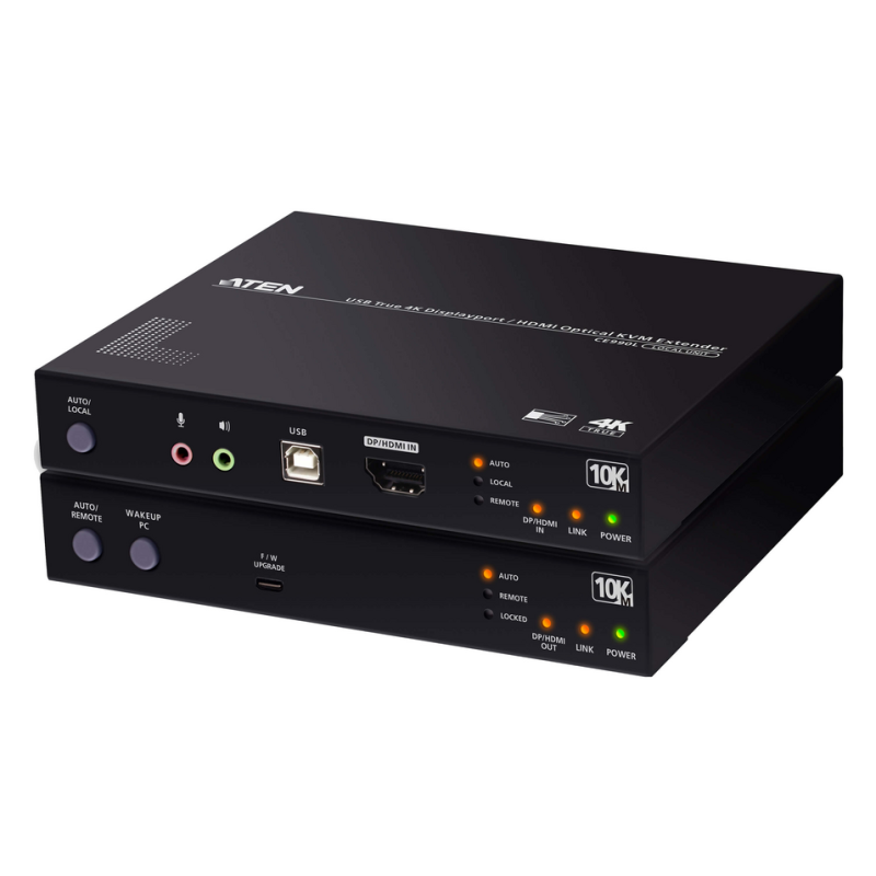 ATEN True 4K DP/HDMI Optical KVM 10km
