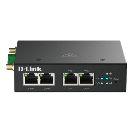 D-Link DWM-314-TP/B 4G LTE M2M VPN PoE+ Router