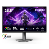 AOC AGON PRO AG276QKD2 computer monitor 67.3 cm (26.5") 2560 x 1440 pixels Quad HD QD-OLED Black, Grey