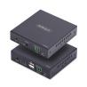 StarTech.com HDMI KVM Extender Over IP Network, 4K 60Hz, Driverless, HDMI and USB Over Ethernet/CAT6, AVoIP, Transmitter and Rec