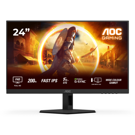 AOC G4 24G4HRE computer monitor 60.5 cm (23.8") 1920 x 1080 pixels Full HD LED Black, Red