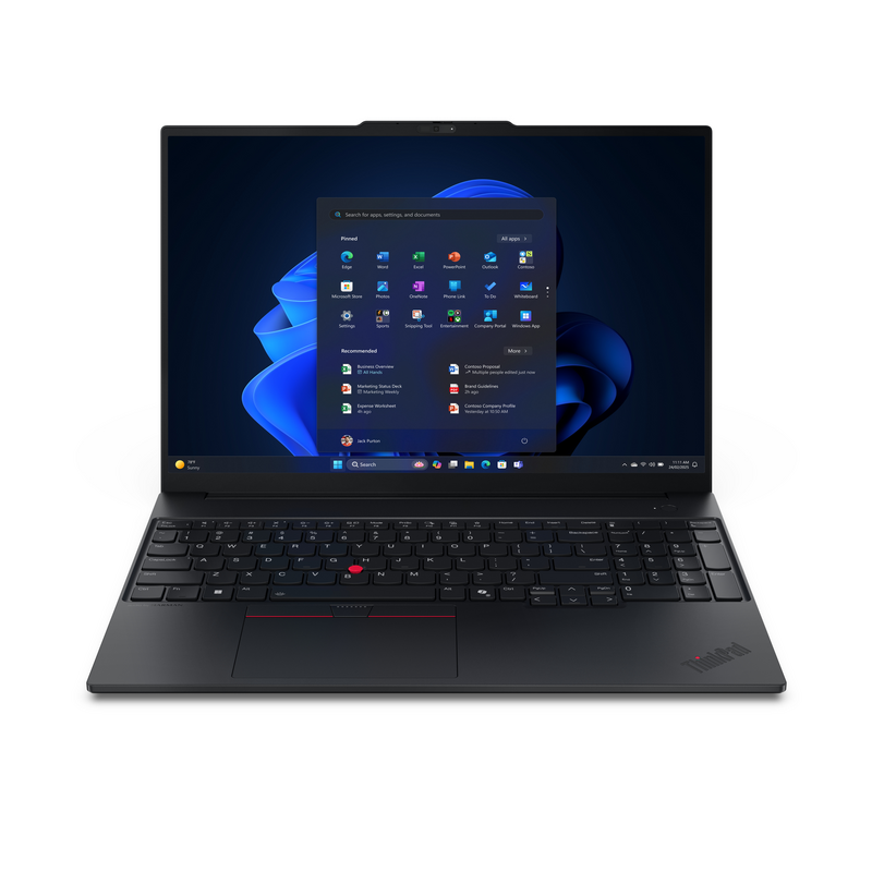 Lenovo ThinkPad E16 Gen 3 (Intel) Intel Core Ultra 7 255H Laptop 40.6 cm (16") WUXGA 16 GB DDR5-SDRAM 512 GB SSD Wi-Fi 6E (802.1
