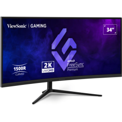 Viewsonic VX3418C-2K computer monitor 86.4 cm (34") 3440 x 1440 pixels UltraWide Quad HD Black