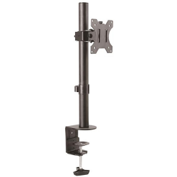 StarTech.com Single Monitor Desk Mount - Single Screen Heavy Duty Pole Mount for up to 8kg VESA Compatible Displays - Ergonomic 